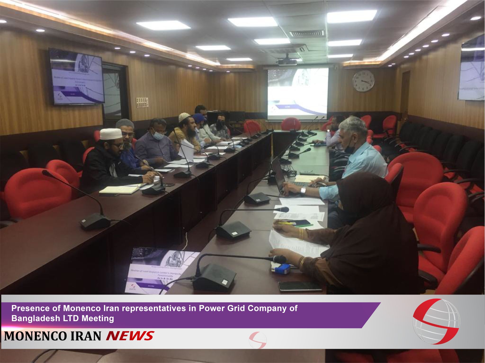 حضور نمایندگان موننکو ایران در نشست شرکت برق بنگلادش با مسئولیت محدود