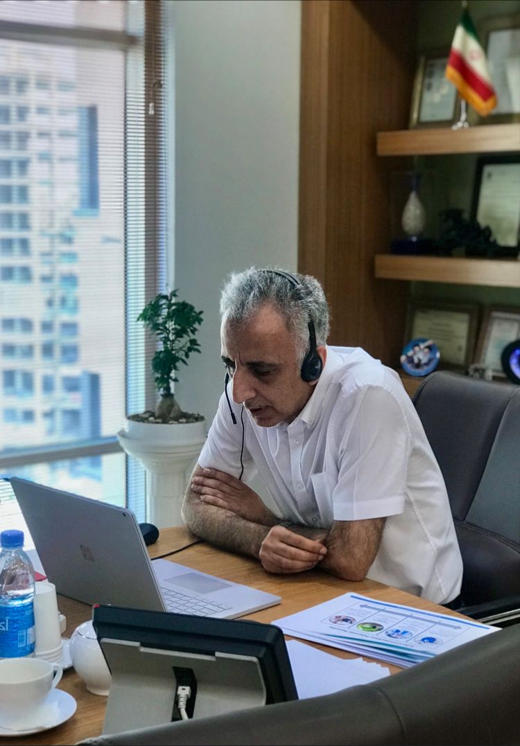 Presentation of Mr. Shirani, Managing Director of Monenco Iran, in V International Online Conference &quotRisk Management in Energy- 2022"