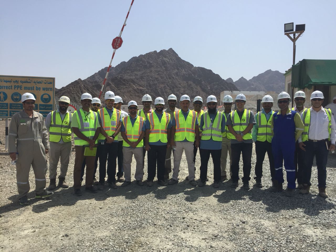  CEO and  top managers of OETC  visited Wadi Bani Auf Grid Station 