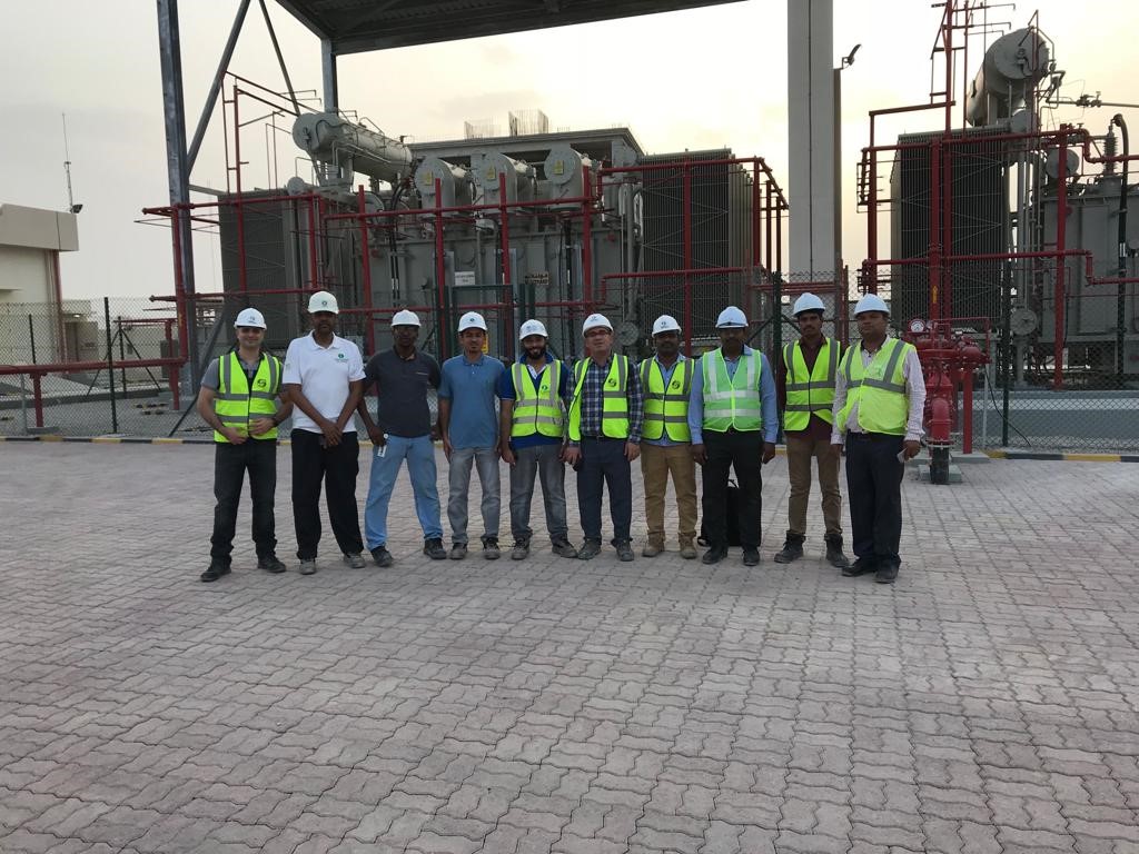 132kV portion successfully energized at existing A’salam Grid Station