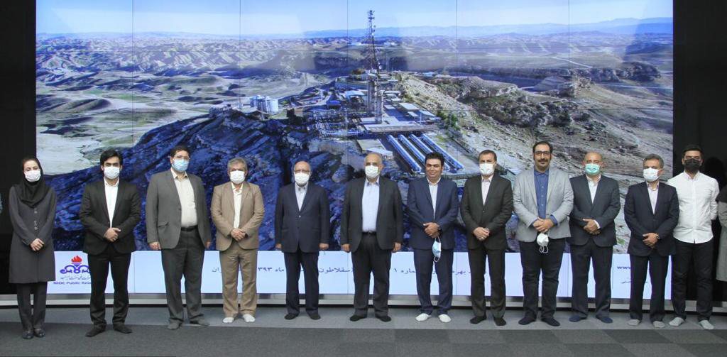  Opening the Monitoring Center of National Iranian Oil Company 