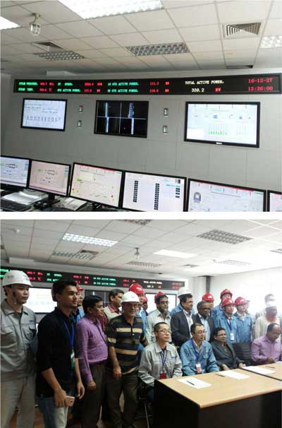 Synchronization of the Steam Unit of Shahjibazar 330 MW Power Plant in Bangladesh