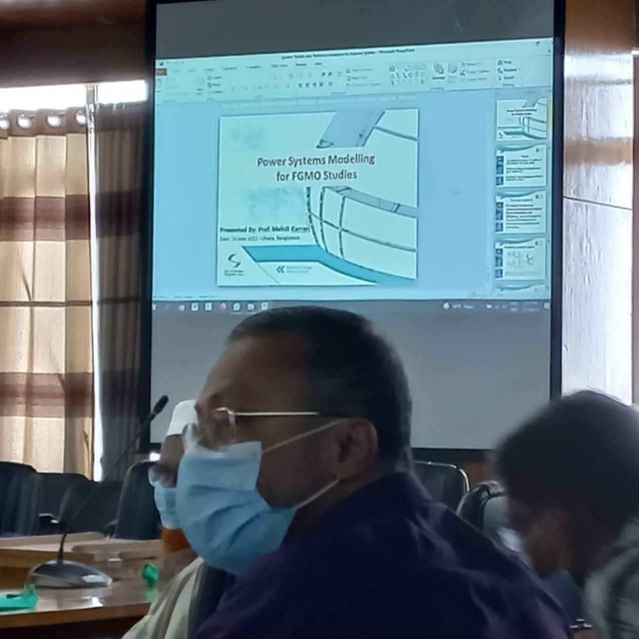 کارگاه آموزشی حالت بهره‌بردای سیستم کنترل فرکانس (FGMO) بنگلادش