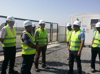 بازدید مدیر عامل شركت OETC از پست Jibreen در كشور عمان