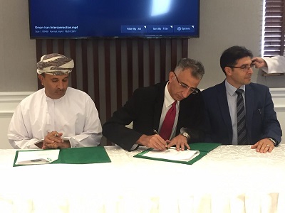 عقد قرارداد "پروژه مطالعات امکان‌سنجی اتصال شبکه‌های برق ایران و عمان"