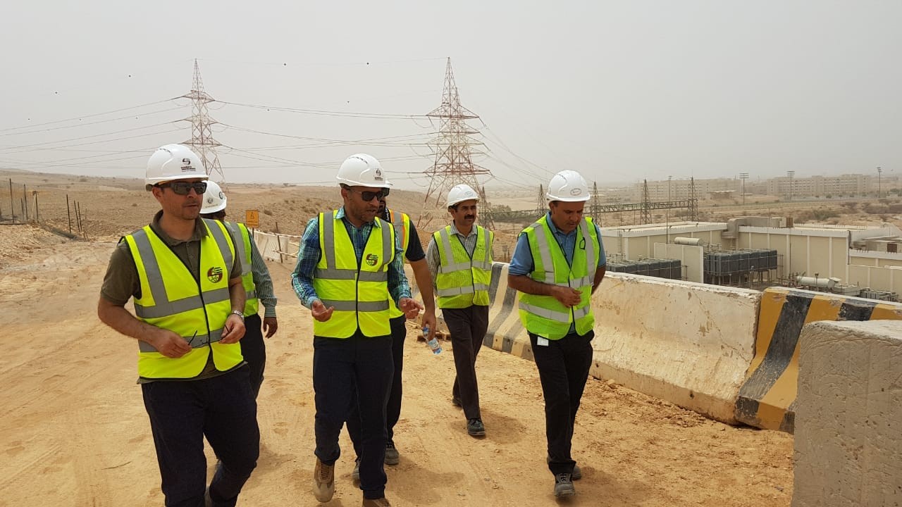 بازدید مدیرعامل و مدیران ارشد کارفرمای عمانی، شرکت OETC، از دو سایت​ پروژه احداث پست ۱۳۲/۳۳ کیلوولت غلا و فرودگاه