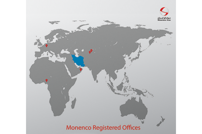 ثبت نمایندگی موننکو ایران در دو کشور قرقیزستان و تاجیکستان